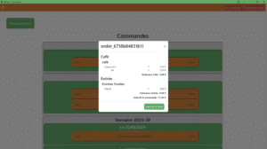 Récapitulatif des tables